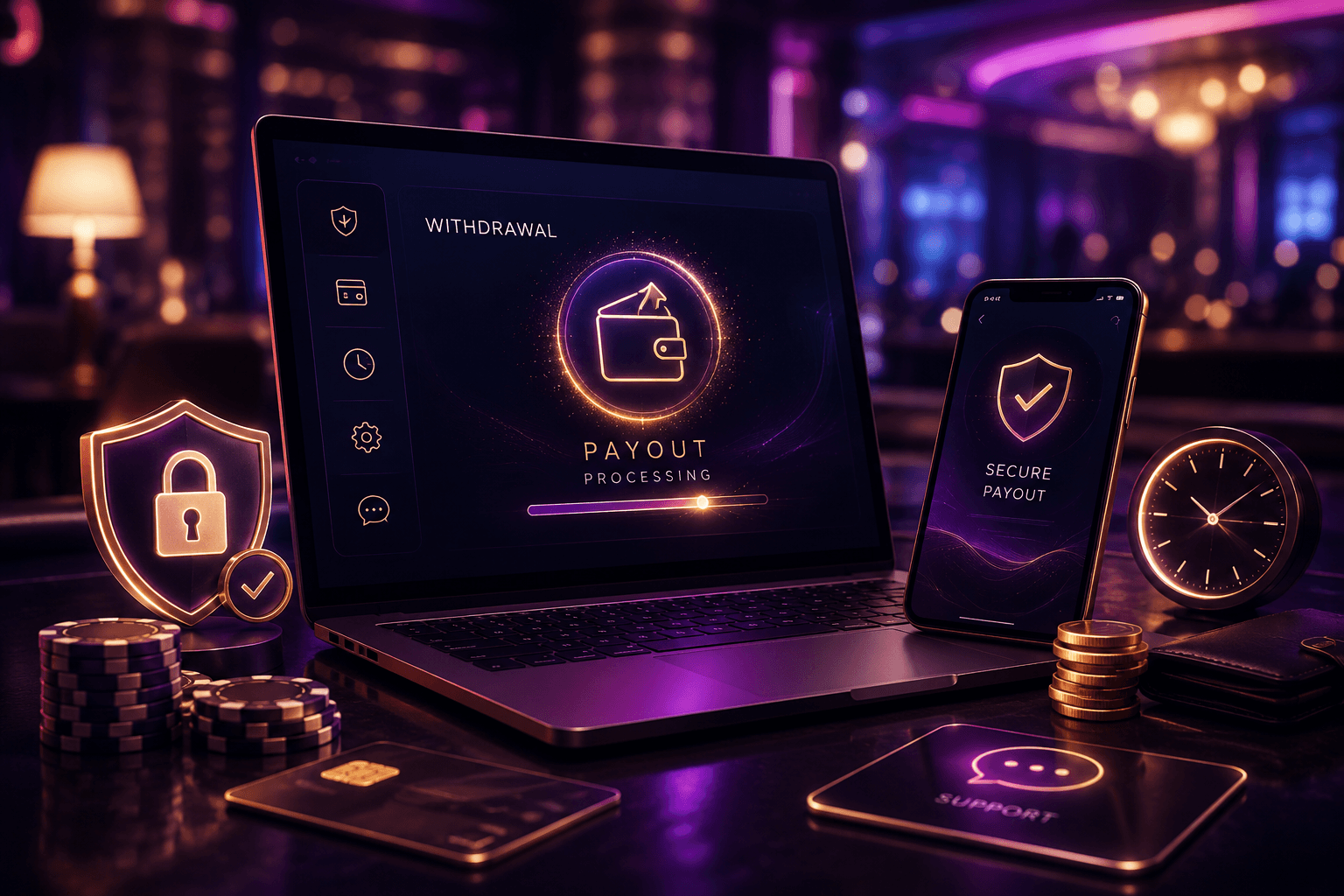 PlayLive secure payout request confirmation screen